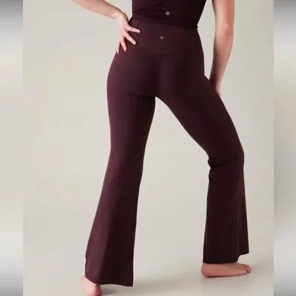 Athleta Elation Flare Pant Purple Size XXS - Picture 2 of 7